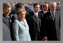 Bundeskanzlerin Angela Merkel - Ausstellung Imperium Konflikt Mythos Varusschlacht 2009